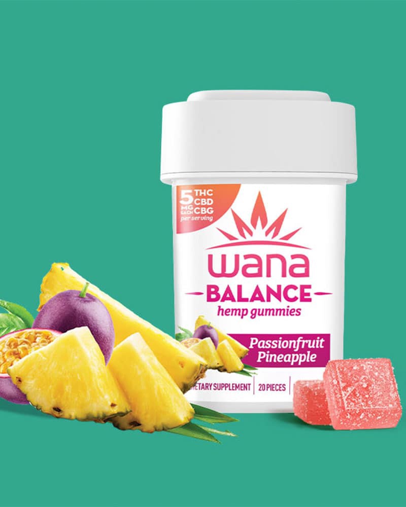 Wana 100 MG Gummies / Balance Passionfruit Pineapple